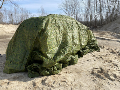 Сетка бесшумная маскировочная камуфляжная ТМ GERC 7х10 м лес (SML023 7/10)