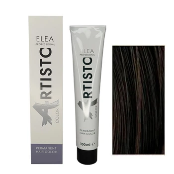 Elea Professional Artisto Color (Болгария) Перманентна крем-фарба № 4.70 Шатен коричневий екстра