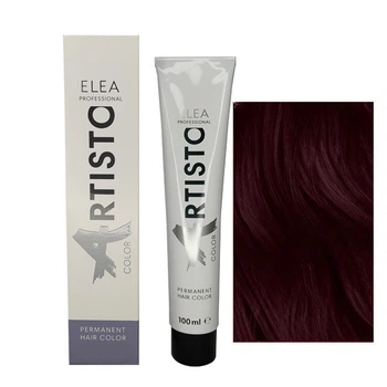 Elea Professional Artisto Color (Болгария) Перманентна крем-фарба № 6.50 Темно-русявий махагоновий екстра