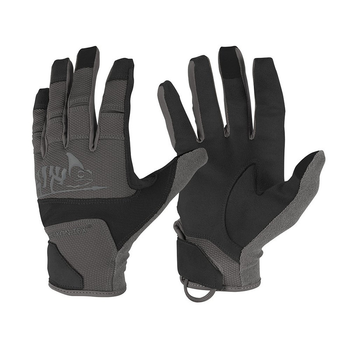 Перчатки тактические Helikon-Tex S Черные, Серые Tactical Gloves Hard BLACK/GREY (RK-RNG-PO-0135A-B03-S)