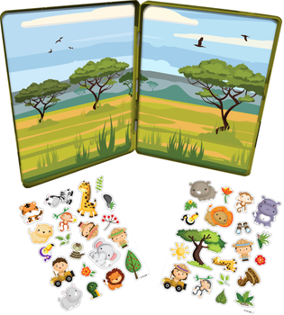 Игровой развивающий набор TCG Magnetic Creations Сафари парк (23028) (686141230287)