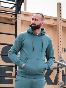 Худі оверсайз Custom Wear без начосу аквамарин L