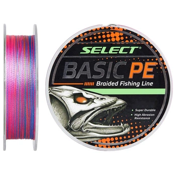 Шнур Select Basic PE 150m (разноцветный) 0.04mm 5lb/2.5kg