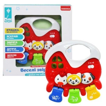 Игрушка "Веселые зверьки" интерактивная