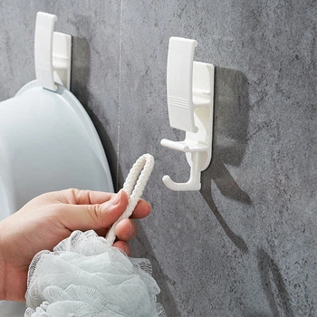 Крючок-держатель тазика на стену KM-Japan Multipurpose Bath Hook 002 (Белый)