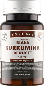 Biała Kurkumina Singularis Superior Reduct 30 caps (5907796631577)