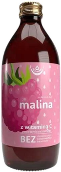 Skoncentrowany sok Oleofarm Malina z Witaminą C 500 ml (5904960011708)