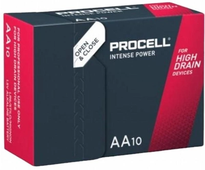 Alkaliczne baterie Duracell Procell Intense Mignon AA 1.5 V LR06 10 szt (5000394136830)