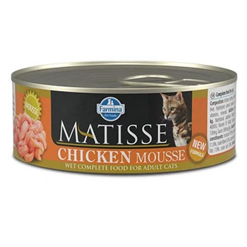 Консервований корм Farmina Matisse Cat Mousse Chicken Консервований корм з куркою для котів 85 г (162038)