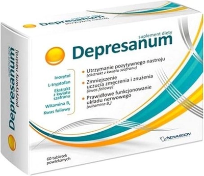 Дієтична добавка Novascon Depresanum 60 таблеток (5907461319359)