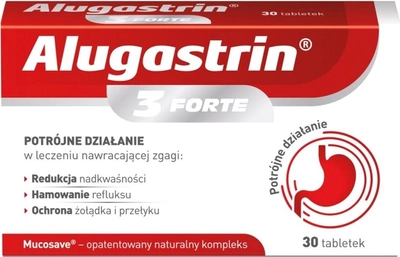 Suplement diety Urgo Alugastrin 3 Forte 30 tabs (5902020314936)