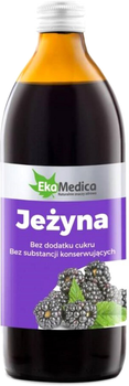 Zagęszczony sok EkaMedica 100% Natural Jeżyna 500 ml (5902596671754)