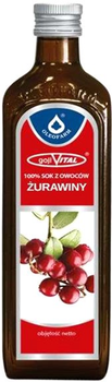 Sok z owoców żurawin Oleofarm 100% NFC 980 ml (5907559279268)