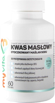 Suplement diety Myvita Silver Kwas masłowy 60 saps (5903021592125)
