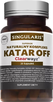 Suplement diety Singularis Superior Naturalny Kompleks Katar Off 20 caps (5907796631386)