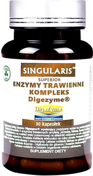 Дієтична добавка Singularis Superior Digestive Enzymes Complex Digezyme 30 капсул (5903263262589)
