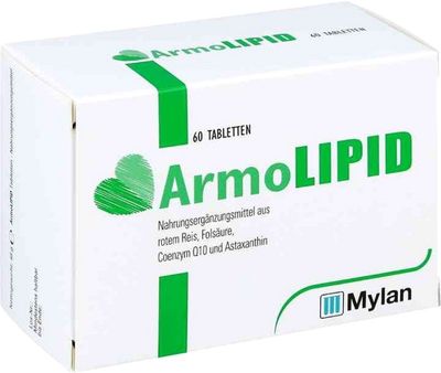 Дієтична добавка Mylan ArmoLipid 60 таблеток (8019561242639)