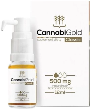 Suplement diety Hempoland Cannabi Gold Select 500 Mg 12 ml (5907769893261)