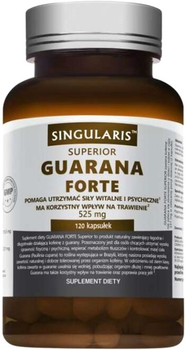 Дієтична добавка Singularis Guarana Forte 120 капсул (5903263262107)