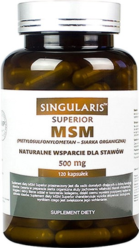 Suplement diety Singularis Superior MSM 120 caps (5903263262329)