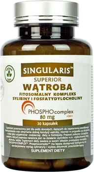 Дієтична добавка Singularis Superior Wątroba Phytosomal Complex 30 капсул (5903263262831)