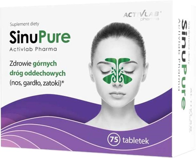 Дієтична добавка Unipro Activlab Pharma Sinupure 75 таблеток (5903260905793)