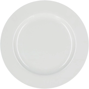 Набір обідніх тарілок La Porcellana Bianca Essenziale Gourmet з бортиком 27 см білі 6 шт (P00420001F)