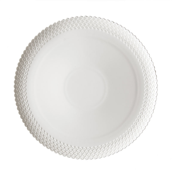 Duży talerz do ciasta La Porcellana Bianca Momenti 34 cm Biały (P002800034)