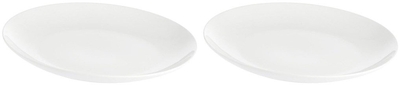 Набір обідніх тарілок La Porcellana Bianca Essenziale 30 см білі 2 шт (P00420630C)