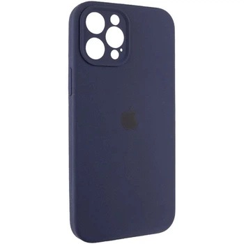 Чехол Fiji Silicone Case Full Camera для Apple iPhone 12 Pro бампер накладка с защитой камеры Navy Blue