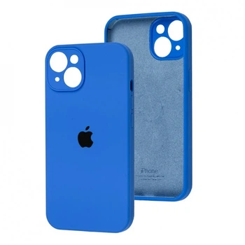 Чохол Fiji Silicone Case Full Camera для Apple iPhone 15 Plus бампер накладка із захистом камери Marine Blue