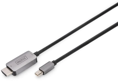 Kabel Digitus mini-DisplayPort - HDMI 1 m Black (4046373802960)