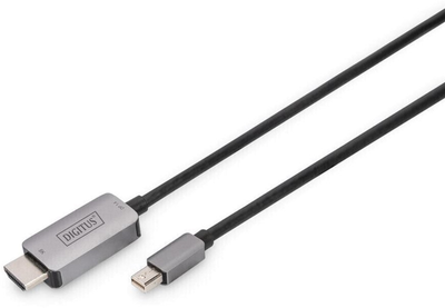 Kabel Digitus mini-DisplayPort - HDMI 2 m Black (4046373802977)
