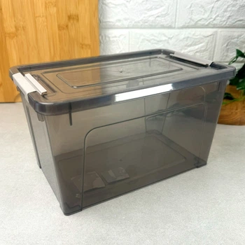 Пластиковий контейнер із кришкою для зберігання 3.5 л Smart Box Какао