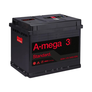 Аккумулятор авто Мегатекс A-mega Standard (М3) 6СТ-60-АЗ (прав) ТХП 540