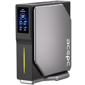 Мини-ПК с экраном Acepc PicoBox Home S1 | Intel N95 | RAM 16GB | SSD 512GB | 2 x HDMI | 2 x LAN, Wi-Fi, Bluetooth | Windows 11 | Серый