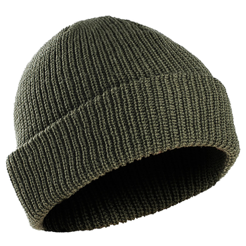 Шапка акриловая крупной вязки Beanie Cap Olive