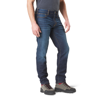 Брюки тактические джинсовые 5.11 Tactical Defender-Flex Slim Jeans W40/L32 Dark Wash Indigo