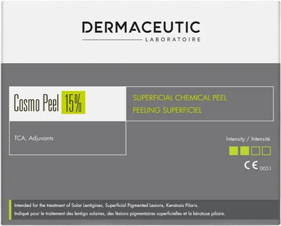Набір для догляду за обличчям Dermaceutic Laboratoire Очищувальна пінка 40 мл + Пілінг ТСА 15% 30 мл + Крем 40 мл + Ватні палички 18 шт + Стаканчик (3760135011735)
