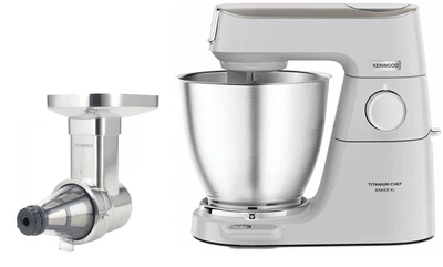 Кухонна машина Kenwood Titanium Chef Baker KVL65.001WH + Насадка-соковитискач KENWOOD KAX644ME (комплект)