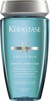 Шампунь Kerastase Paris Specifique Bain Vital Dermo-Calm для чутливої шкіри голови волосся комбінованого типу 250 мл (3474636397389)
