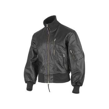 Куртка льотна шкіряна Бундесвер 60 Black