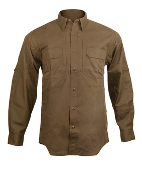 Рубашка тактическая 5.11 Tactical Taclite Pro Long Sleeve Shirt XS Battle Brown