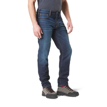 Брюки тактические джинсовые 5.11 Tactical Defender-Flex Slim Jeans W32/L32 Dark Wash Indigo
