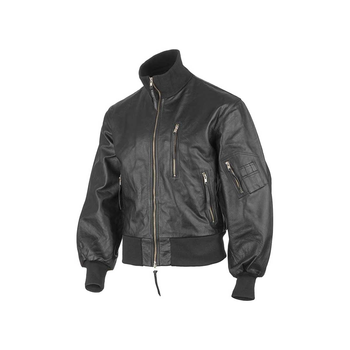 Куртка льотна шкіряна Бундесвер 54 Black