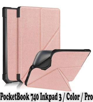 Чохол-книжка BeCover Ultra Slim Origami для PocketBook 740 Inkpad 3/Color/Pro Rose Gold 9834