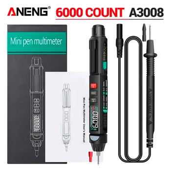 Мультиметр Aneng A3008 цифровий Чорний (1013-966-00)