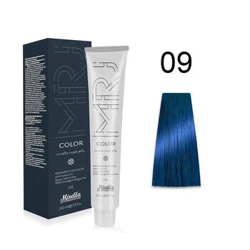 Корректор для волос 09 синий бустер Royal Jelly Color Mirella 100 мл