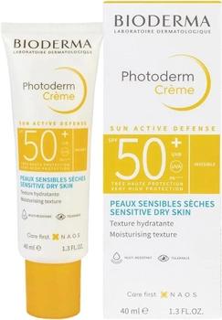 Сонцезахисний крем для обличчя Bioderma Photoderm SPF 50 40 мл (3701129803523)