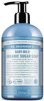 Рідке мило Dr. Bronner’s Organic Sugar Baby-Mild 355 мл (0018787830543)